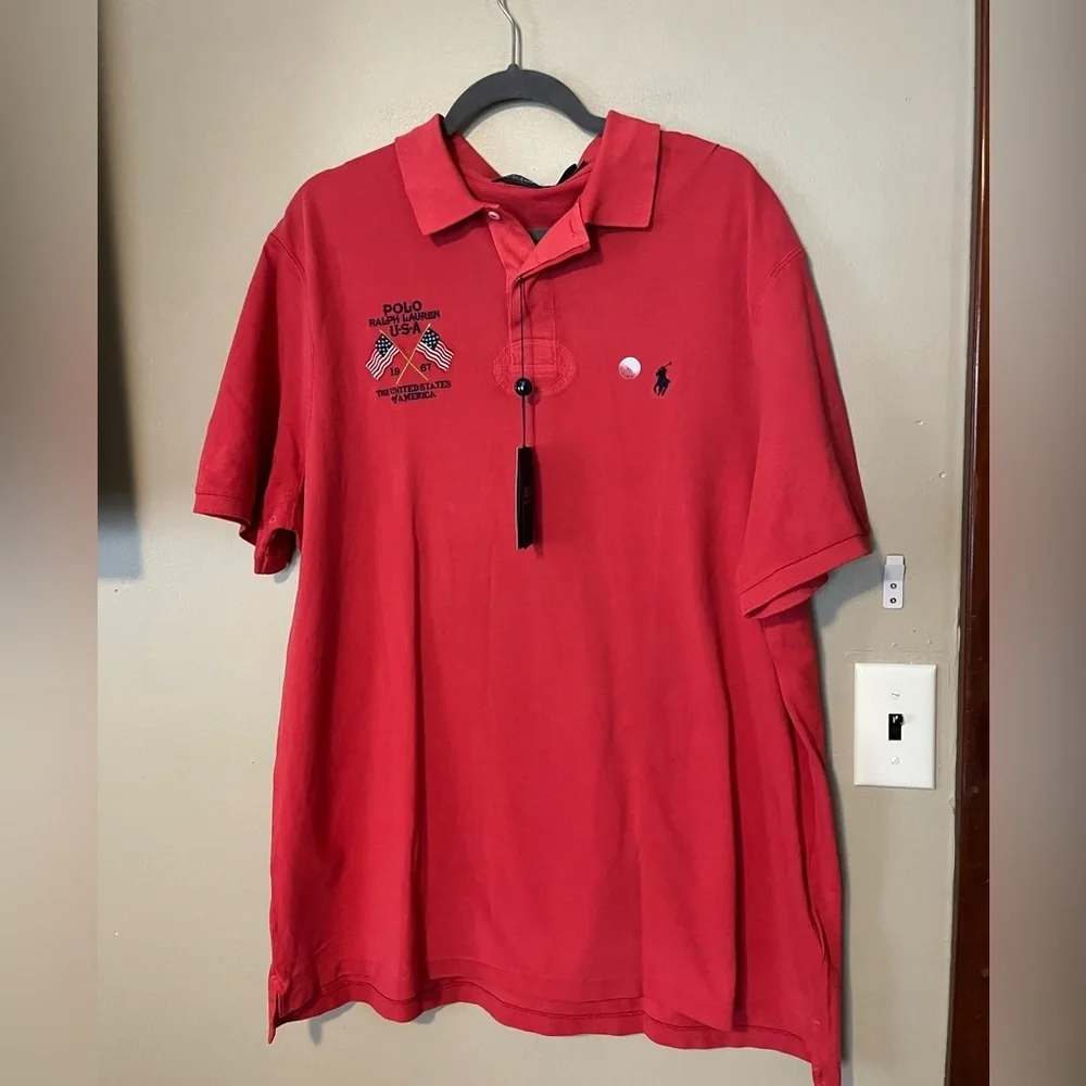 Polo Ralph Lauren Men’s Americana Mesh Polo NWT XL